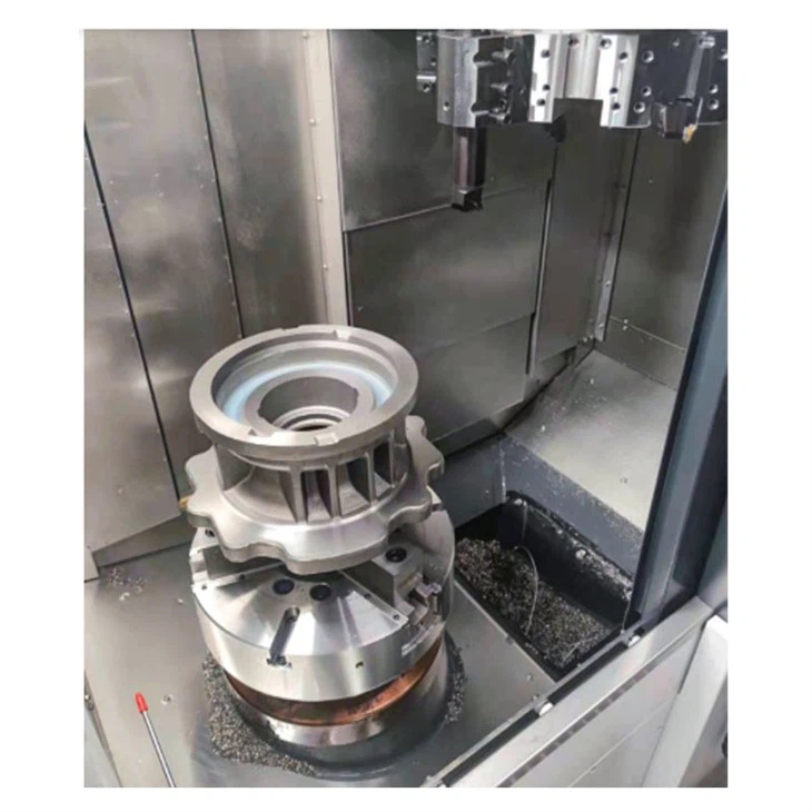 VTC60 CNC Vertical Wheel Hub Automobile Shaft Head Processing CNC Vertical Lathe