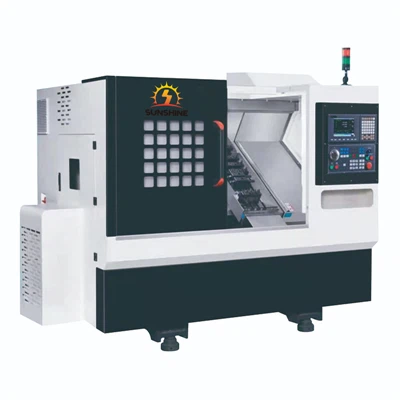 45 grādu slīpa gulta CNC slīpa virpa ērtai skaidu noņemšanai